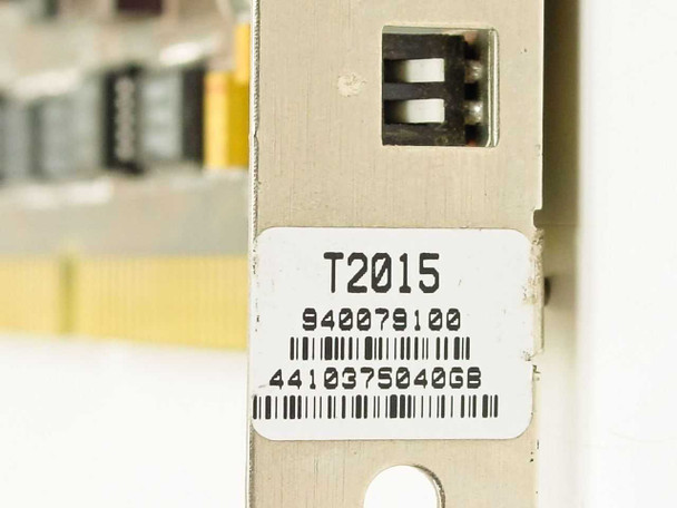Cabletron T2015 bracket label showing model T2015 and part number 940079100 barcode
