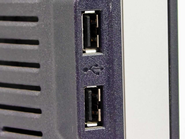 Dell 1704FPVt monitor left side panel showing two USB downstream ports