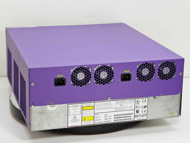 Extreme Networks Summit 7i 11702 — rear panel showing dual PSU inlets (PSU-A and PSU-B) and four cooling fans
