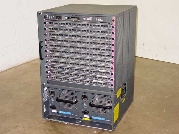 Cisco 5500 13-Slot Catalyst Chassis w/ Cards: WS-X5530 WS-U5534 WS5225R - As Is