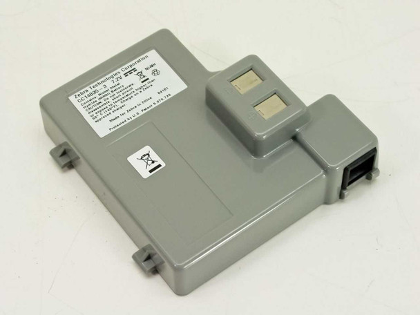 Zebra CC14035-3 NiMH battery pack for Cameo 2 mobile printer – top and front label view