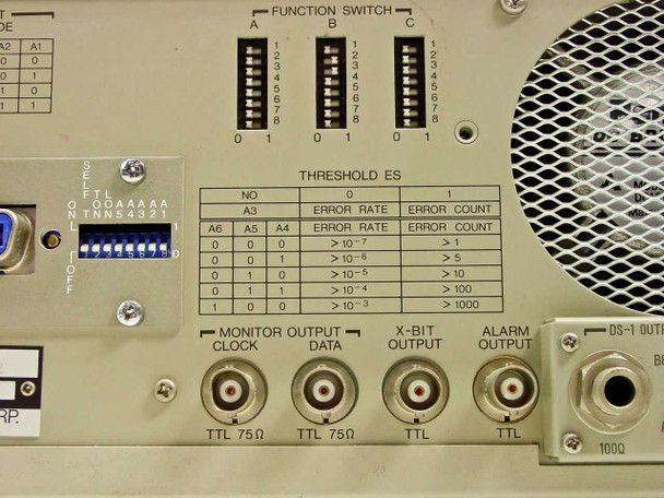 Anritsu ME3401A Digital Transmission Analyzer with Options 02, 03, 11 and 42