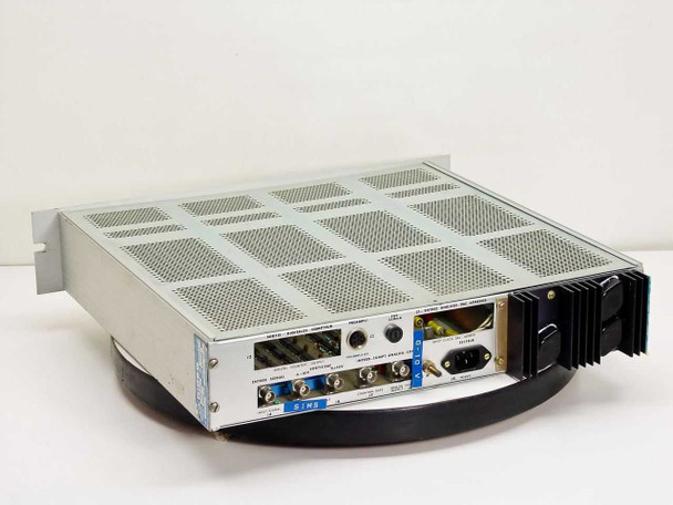 Riber CD 116 rear panel and top view showing ventilation louvers, rear connectors, and heatsink assembly