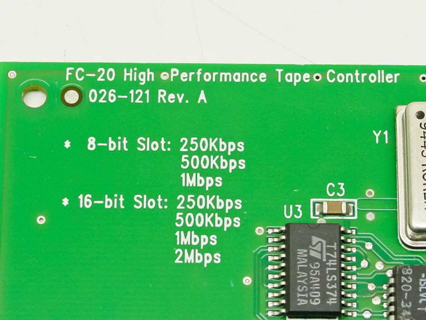 Colorado Memory Systems FC-20 16-Bit High Performance Tape Controller ...