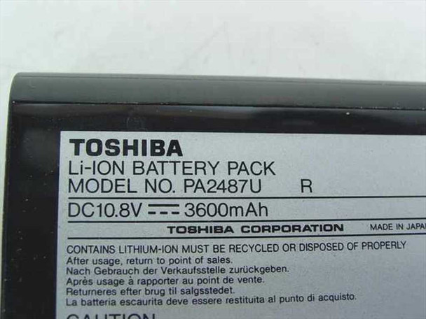 Toshiba LI-ION Main Battery (PA2487U)