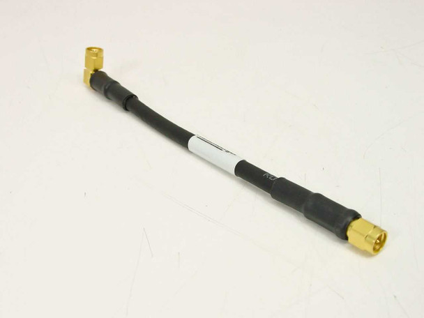 Rosenberger 994131c SMA coaxial cable – alternate full-length view showing both gold SMA connectors and flexible black cable jacket