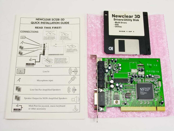 NEWCOM, INC. NEWCLEAR Sound card SC128-3D