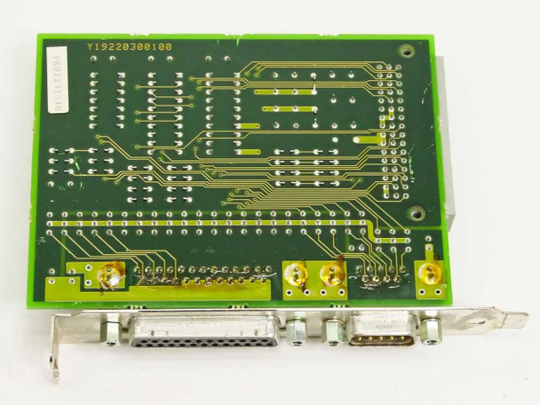 Epson PII-M1 PANT-SP I/O board solder side showing trace layout and DB25 connector