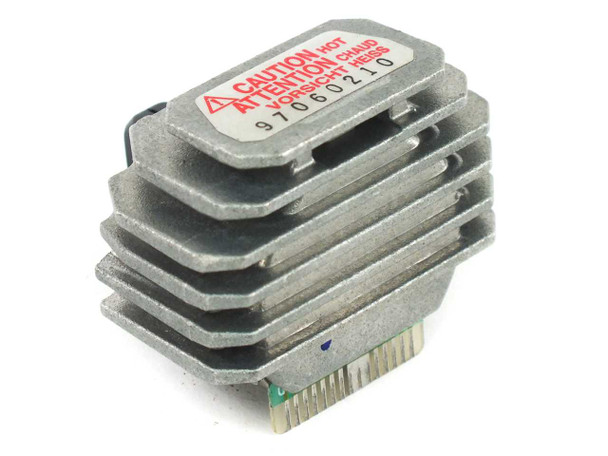 Okidata ML320 ML321 printhead 97060210 – rear/bottom view showing heat sink fins and part number label