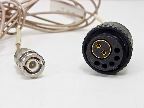 Gould 13-4615-10 included cable – BNC connector on one end, circular multi-pin connector on other end