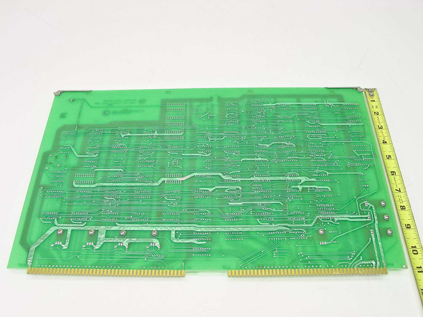Varian 01000031 Rev H Control Logic Board – solder/reverse side showing trace routing and gold-edge connector