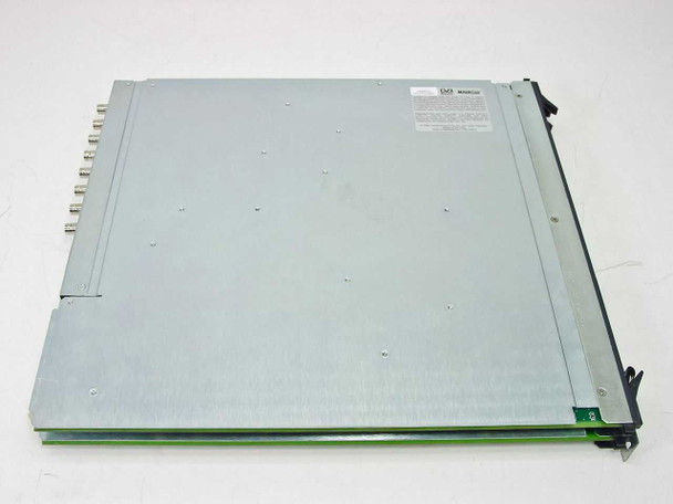 Next Level CLI 410024-01 Video Compressor — rear sheet-metal cover view with label and BNC connectors visible at left edge