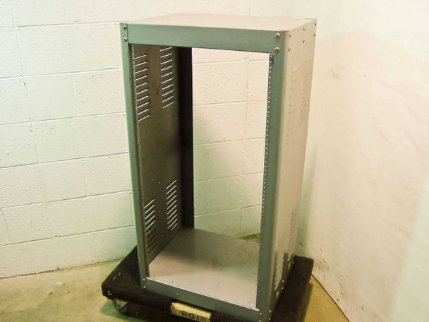 Green 19" Small Metal Rackmount Chassis (20U)