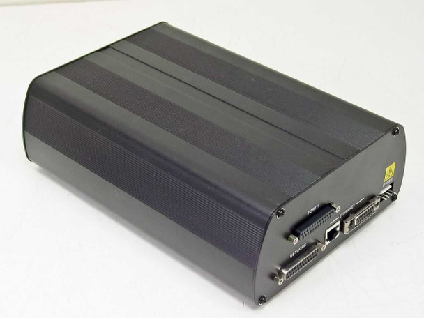 Fastcomm EtherFRAD F9200-SS-FNE1-A1000 — top-rear angled view showing rear port cluster and enclosure top