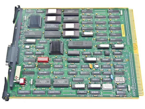Siemens CIOP Card S30810-Q1789-X — top-side PCB overview showing full component layout and gold card-edge connector