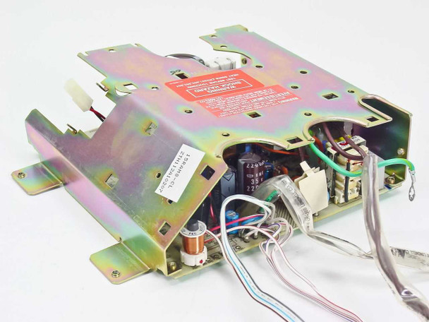 Radius 15RAM8-CL power supply — rear angle showing chassis, wire harness routing, and internal components
