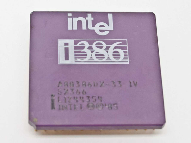 Intel SX366 i386 CPU A80386DX-33