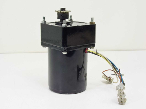 Oriental Motor 5IK40GK-A2 induction motor — side view showing cylindrical motor body and multi-pin wiring harness