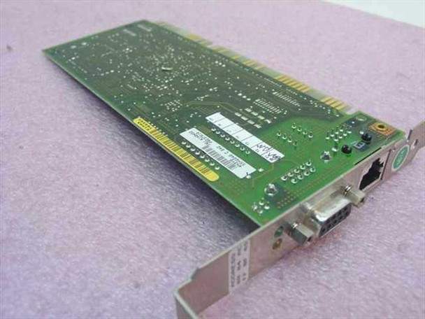 IBM 41H8452 ISA Token Ring NIC – rear angled view showing component side of PCB and bracket port layout