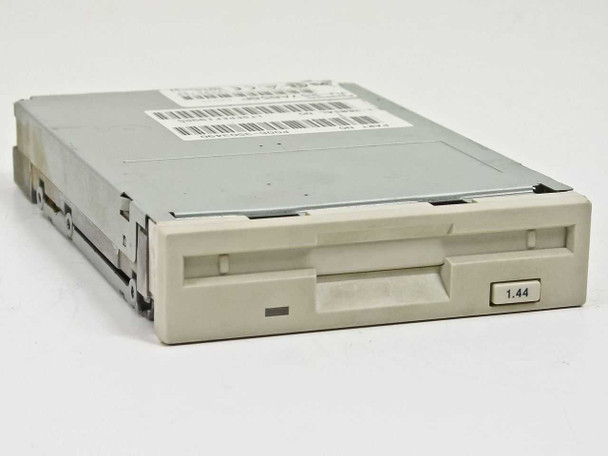 Panasonic JU-257A656P 3.5-inch internal floppy disk drive — front panel with 1.44MB label and disk eject slot