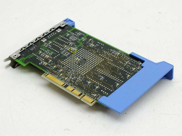 IBM 16/4 Token Ring MCA Adapter — PCB solder side view showing underside traces and MCA edge connector