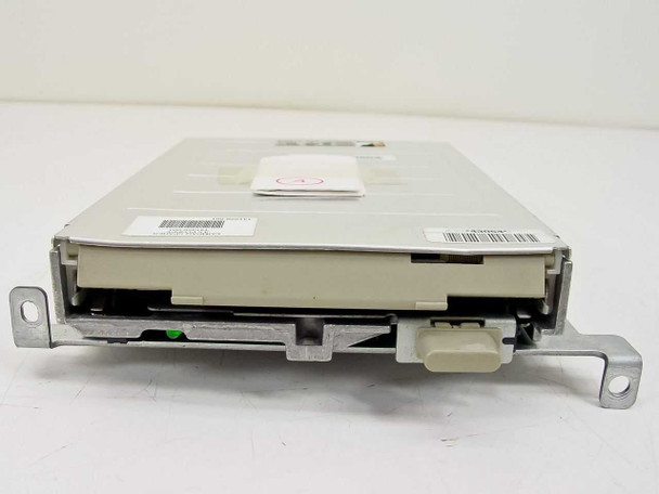 Compaq 141350-001 floppy drive – opposite side view showing drive slot opening and mounting bracket