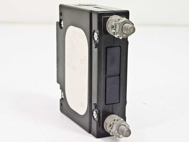 Airpax Single Phase 250V 3A AC Circuit Breaker – rear view showing terminal studs and reset button