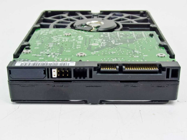 Western Digital WD1600JD 160GB SATA hard drive — bottom edge view showing SATA data and power connectors