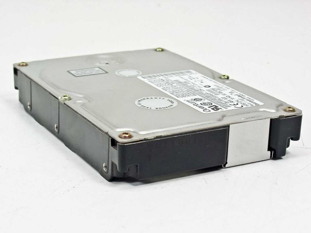 Quantum Fireball EX 8.4AT 3.5 inch IDE hard drive — top and right-side angled view showing drive housing and label