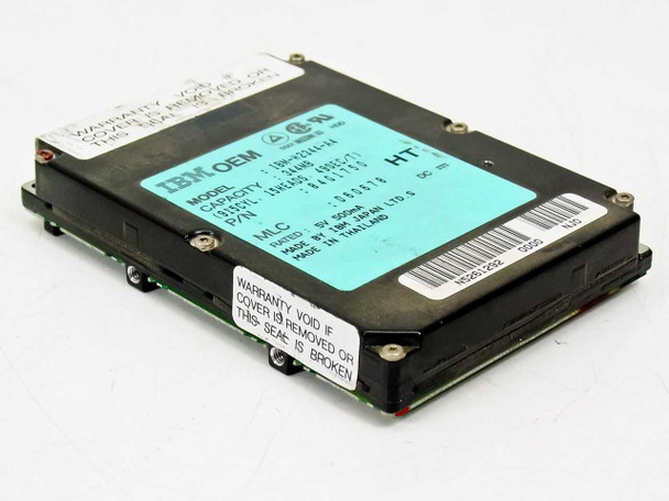 IBM OEM H2344-A4 344MB 2.5-inch laptop hard drive – top label view showing model, capacity, and part number 84G1750