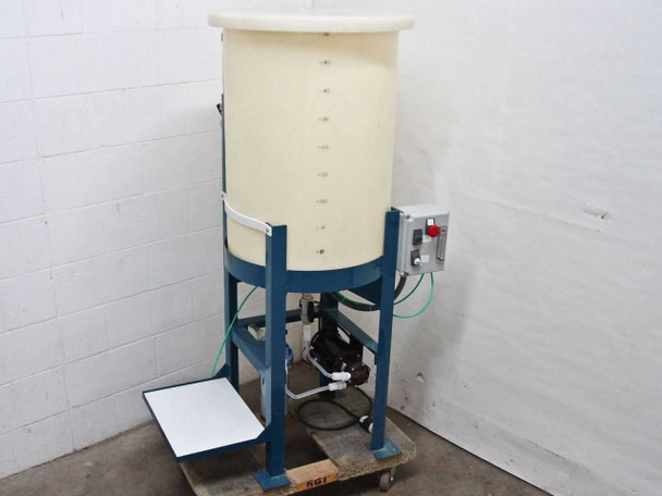 Ryan Herco 50 Gal Conical Drum w 24" Stand, Magnetic Pump, Water Filter Housing
