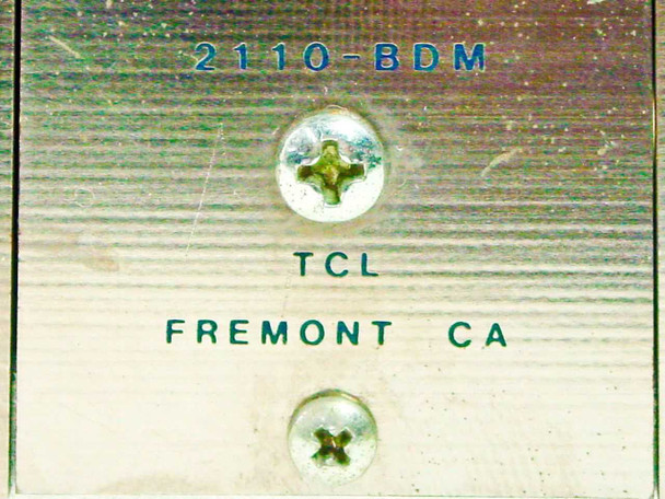 TCL 2110 TCL 2110 Multiport Transceiver with 2110-2BDM, 2110-BMD & 2110-A0 Cards