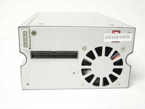 Asound PC-RAID enclosure rear view showing 40-pin IDE connector, power connector, ball bearing fan, and red power switch