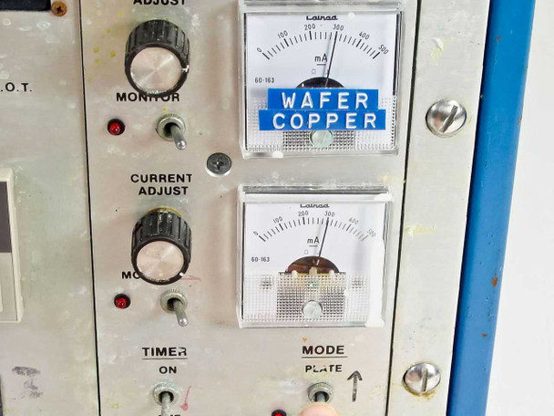 Right side view of the electroplating power supply showing enclosure integrity