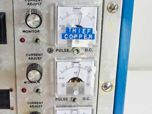 Top view showing ventilation area and control panel layout