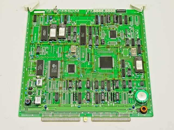 NEC NEC-14T PADAIC Port Interface Module Circuit Card M-677109 — top component side showing ICs and edge connector
