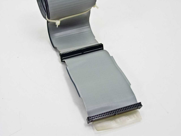 60-pin SpectraStrip ribbon cable unrolled showing dual IDC connectors – included with the card