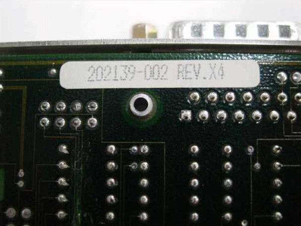 AST 5251/11 card label close-up showing part number 202139-002 REV.X4