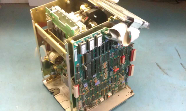 Simplex 1302 Management Terminal Calculating Time Clock - Amano MJR 7000 As Is