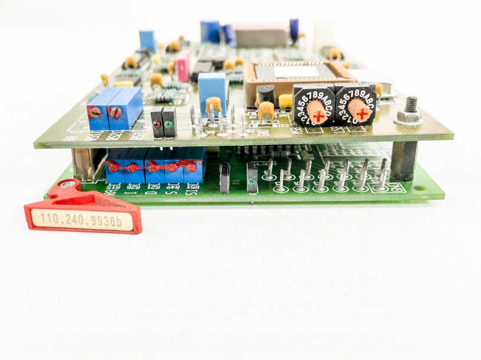 Netstal 110.241.0195 RFX Komplett Board with 110.240.9936 RFD Card