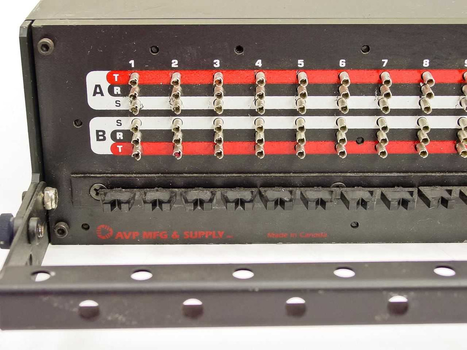 AVP RPT48 Series 24-Port Audio Patch Panel 1/4
