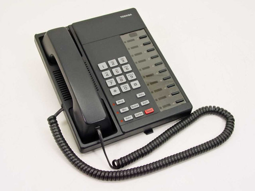 Toshiba Strata DKT2010-S Office Desk Phone - 10 Button Speakerphone (Charcoal)