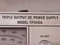 Power Designs Inc. TP340A Triple Output DC Power Supply