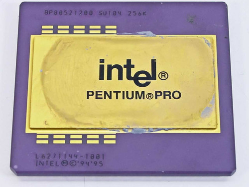 Pentium Pro 200MHz とIntel Pentium 120 Intel Pentium Pro 200MHz SU104 256K Cache Socket 8 CPU