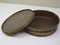 WS Tyler, Inc Brass Sieve Lid and Bottom Canister - 8.5" Diameter