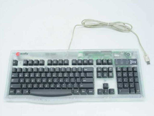 Clavier USB Transparent Macally IKey Pour IMac - Neuf Ancien Stock - CIB