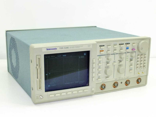 Tektronix TDS520C 500MHz Two Channel Digitizing Oscilloscope Digital Screen
