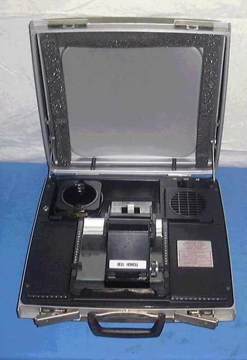 Bell & Howell Commuter II (portable) Microfiche Reader. Folds up into