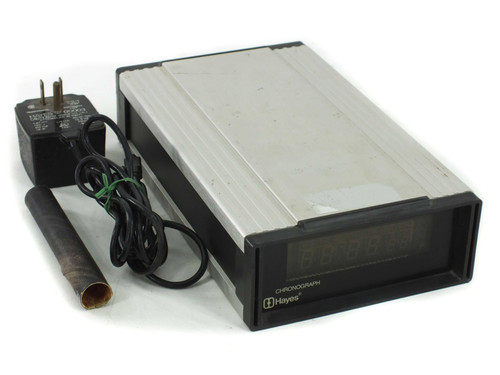 Hayes Chronograph Vintage RS232C Computer Time Clock with Power Supply