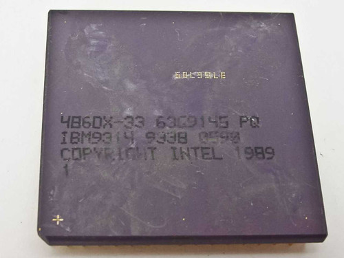 Intel 486DX-33 CPU IBM9314 (486DX-33)
